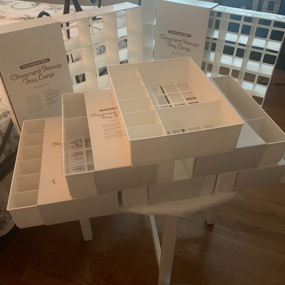 The Container Store Holiday Ornament Storage Trays Poshmark